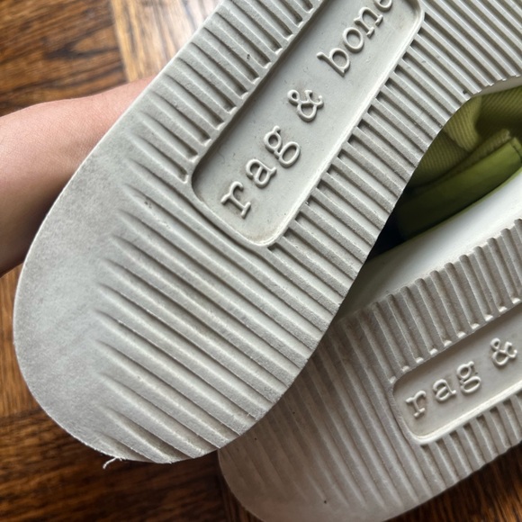 RAG + BONE - MILA slip on, open toed sandal in Acid-Green (Size 37) - Picture 10 of 16